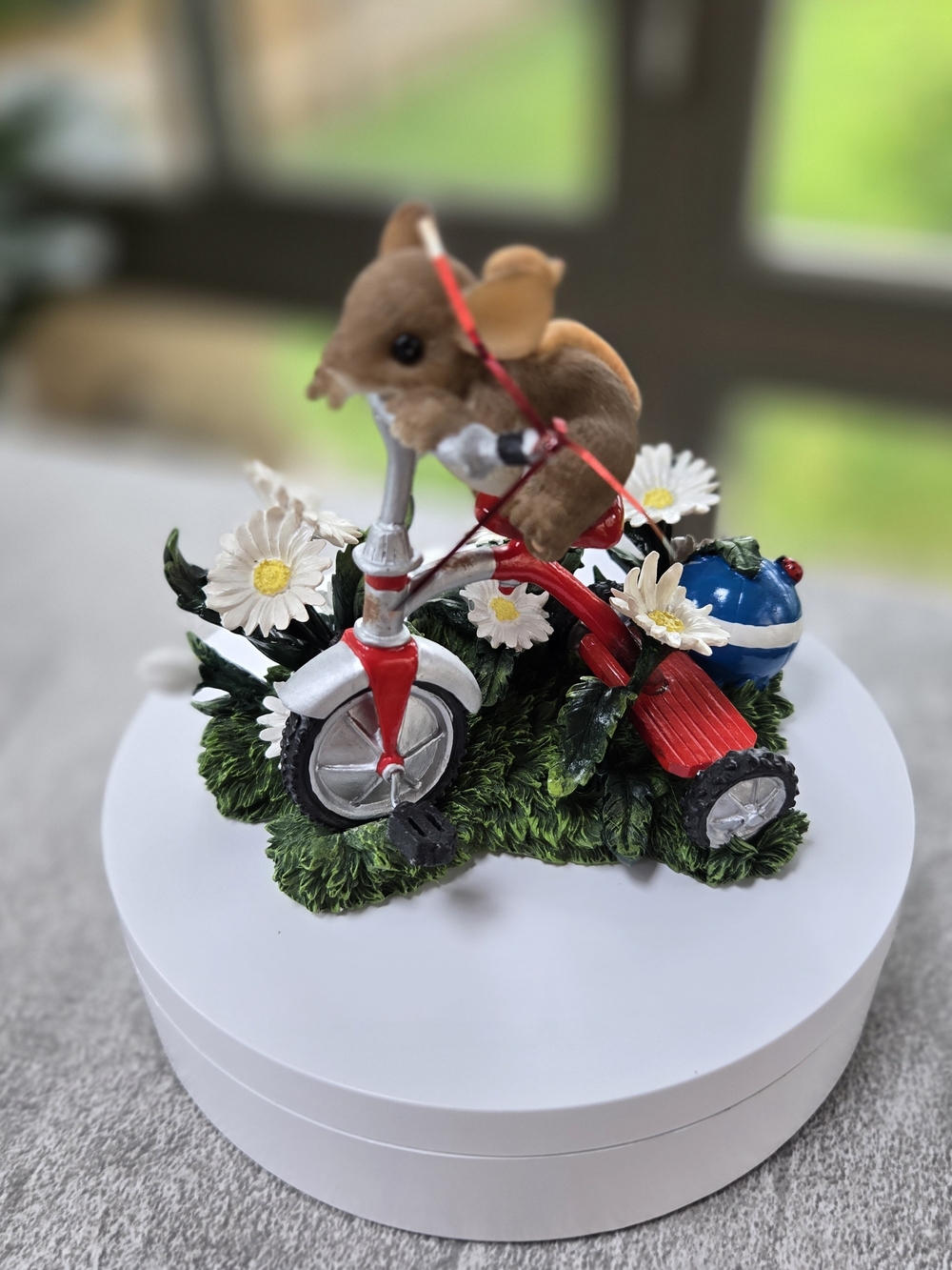 Fitz and Floyd Charming Tails Figurine - "I Just Need A Little Push"